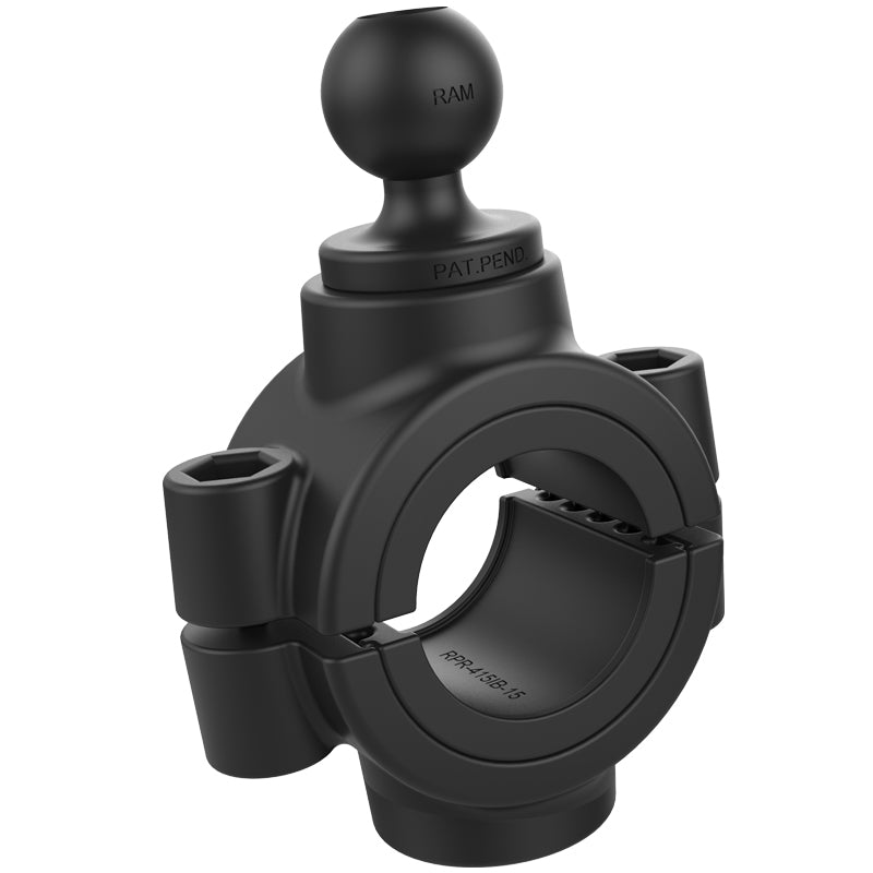 RAM Torque Base w/ 1" Pin-Lock Ball fits Large 1.5" – 2" Diameter Rails and Bars