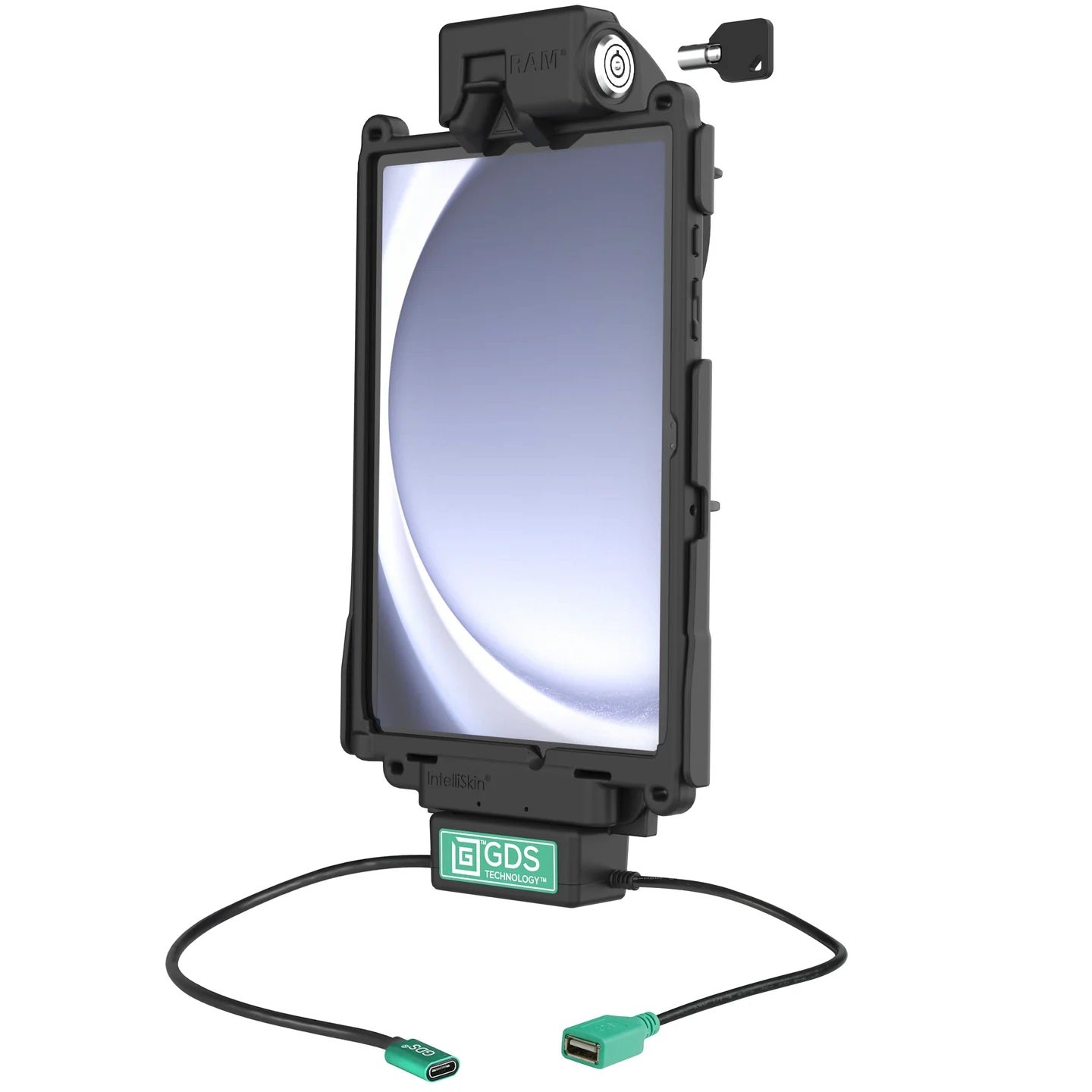 RAM Locking GDS Tough-Dock with Single USB-A for Samsung Tab A9+ Tablet