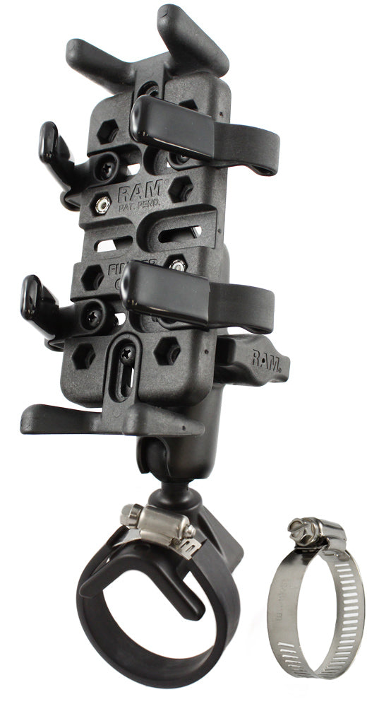 RAM Finger-Grip Universal Mount with Strap Hose Clamp Base