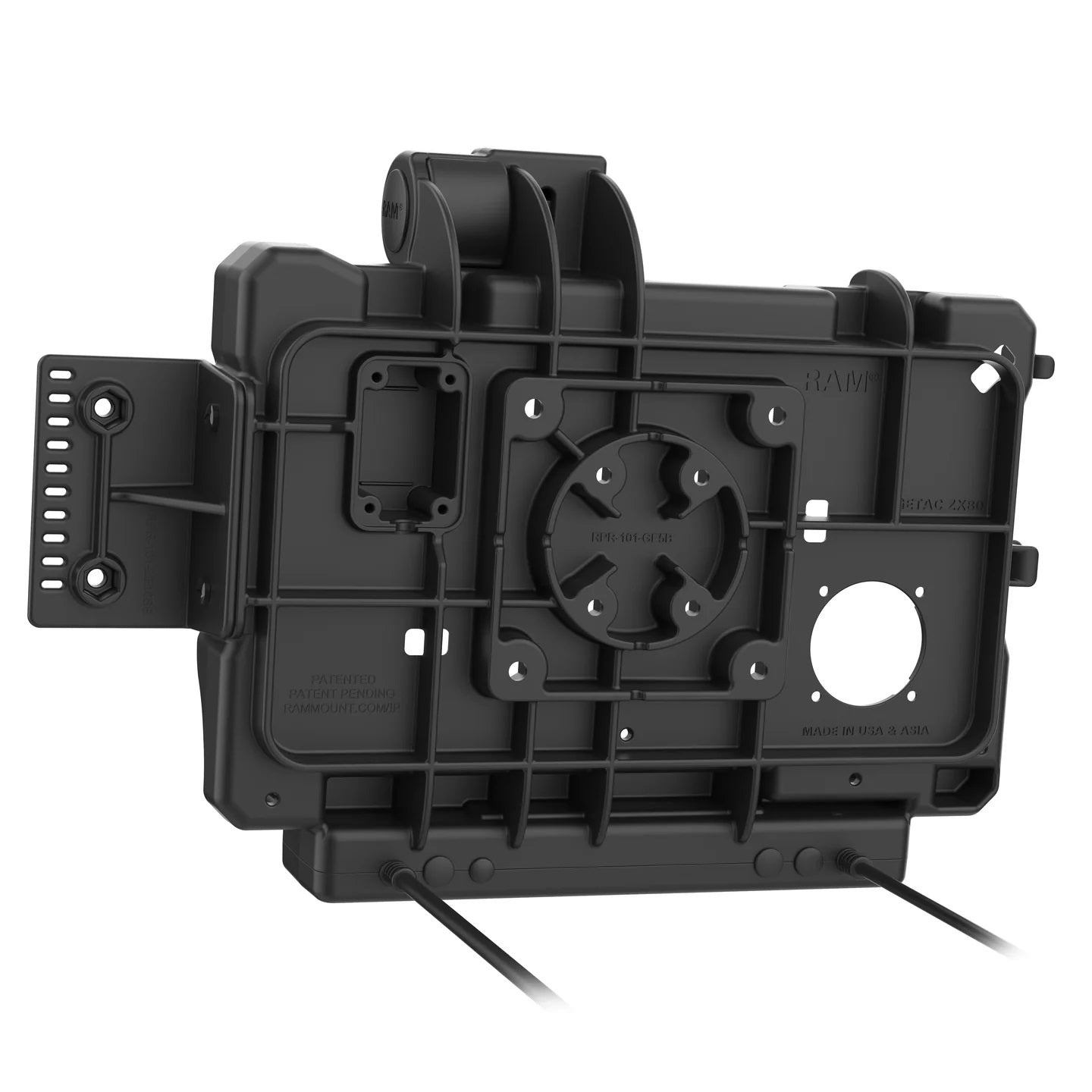 RAM Power + Data Docking Station for Getac ZX80 Rugged Tablet – Secure Mount with Charging & USB Connectivity