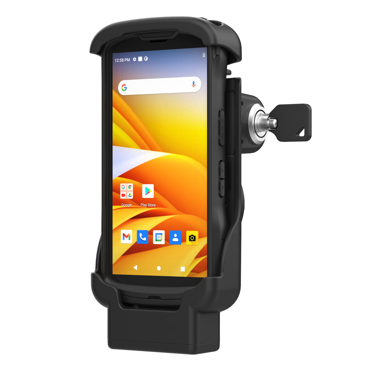 RAM Key-Locking Form-Fit Dock for Zebra TC53 & TC58 – RAM-HOL-ZE17L-NP-2U