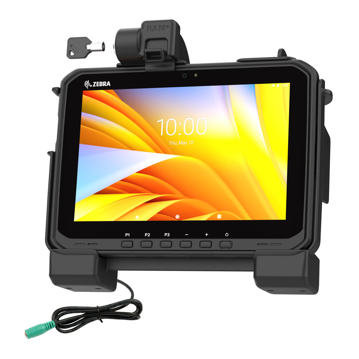 RAM Powered Locking Dock for Zebra ET60 & ET65 Tablets – RAM-HOL-ZE25PLU