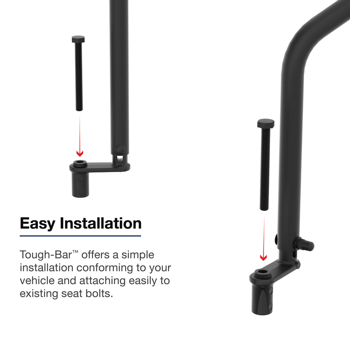 RAM Tough-Bar Vehicle Mounting Base for 2022-2026 GMC Sierra AT4 & Denali with 13.4" Display – RAM-TB-32