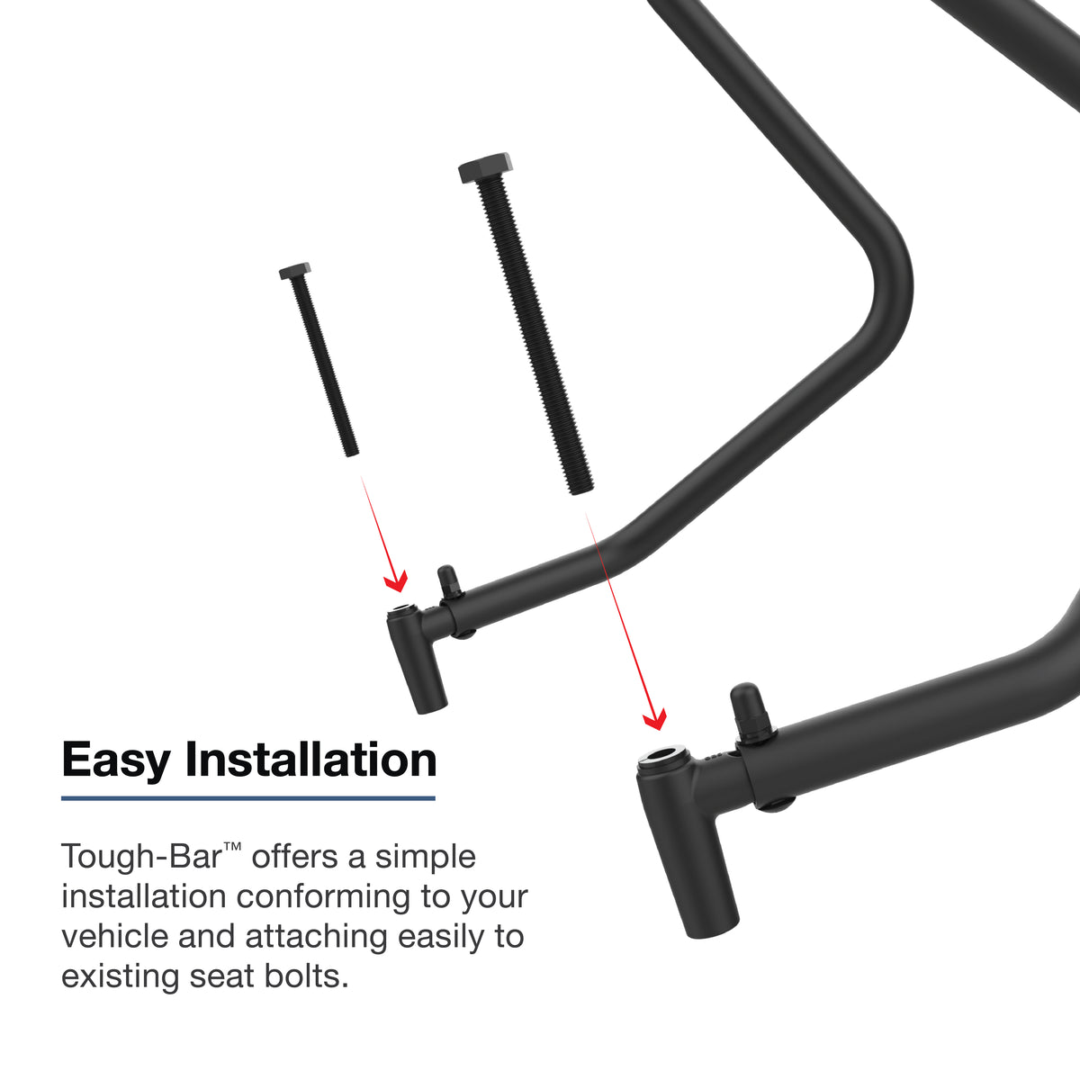 RAM Tough-Bar Vehicle Mounting Base for 2023-2026 Ford Super Duty with Bench Seat – RAM-TB-3