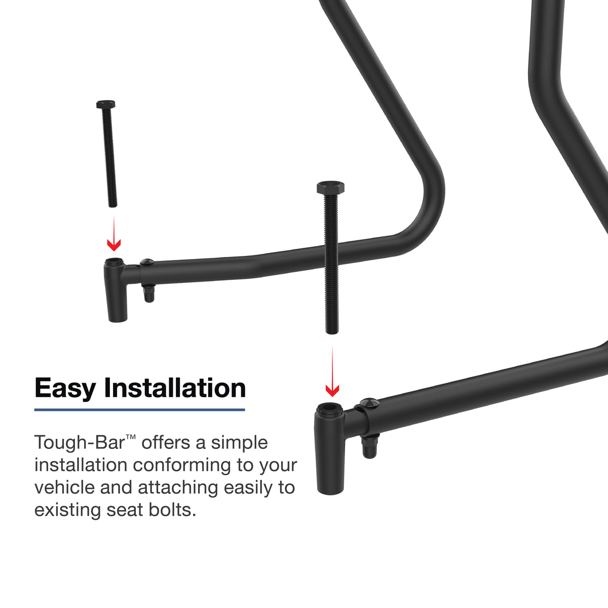 RAM Tough-Bar Vehicle Mounting Base for 2019-2026 Chevrolet Silverado 1500, 2500 & 3500 with Bench Seat & 7"-8" Display – RAM-TB-4