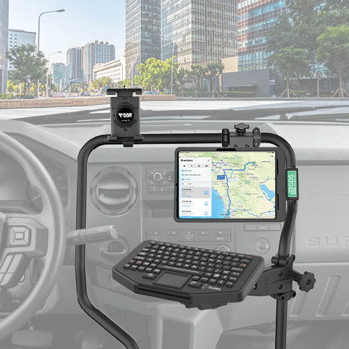 RAM Tough-Bar Vehicle Mounting Base for 2016-2026 Ford F-650 & F-750 with Bench Seat – RAM-TB-55