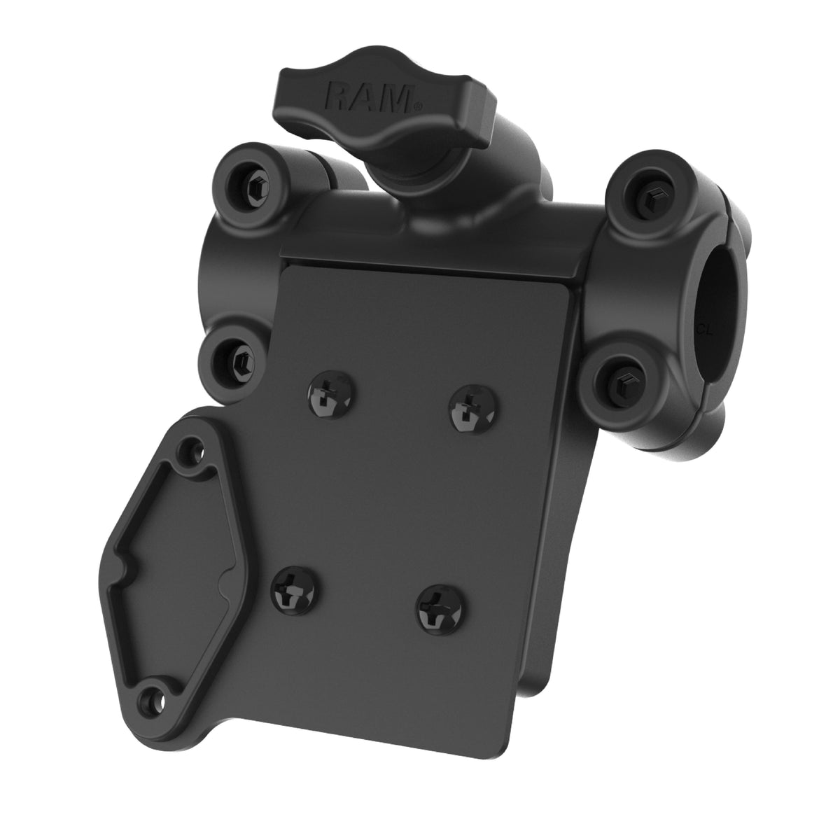RAM Friction Hinge Mount with Short Bracket for Tough-Bar – RAM-TB-FH1-1P2U