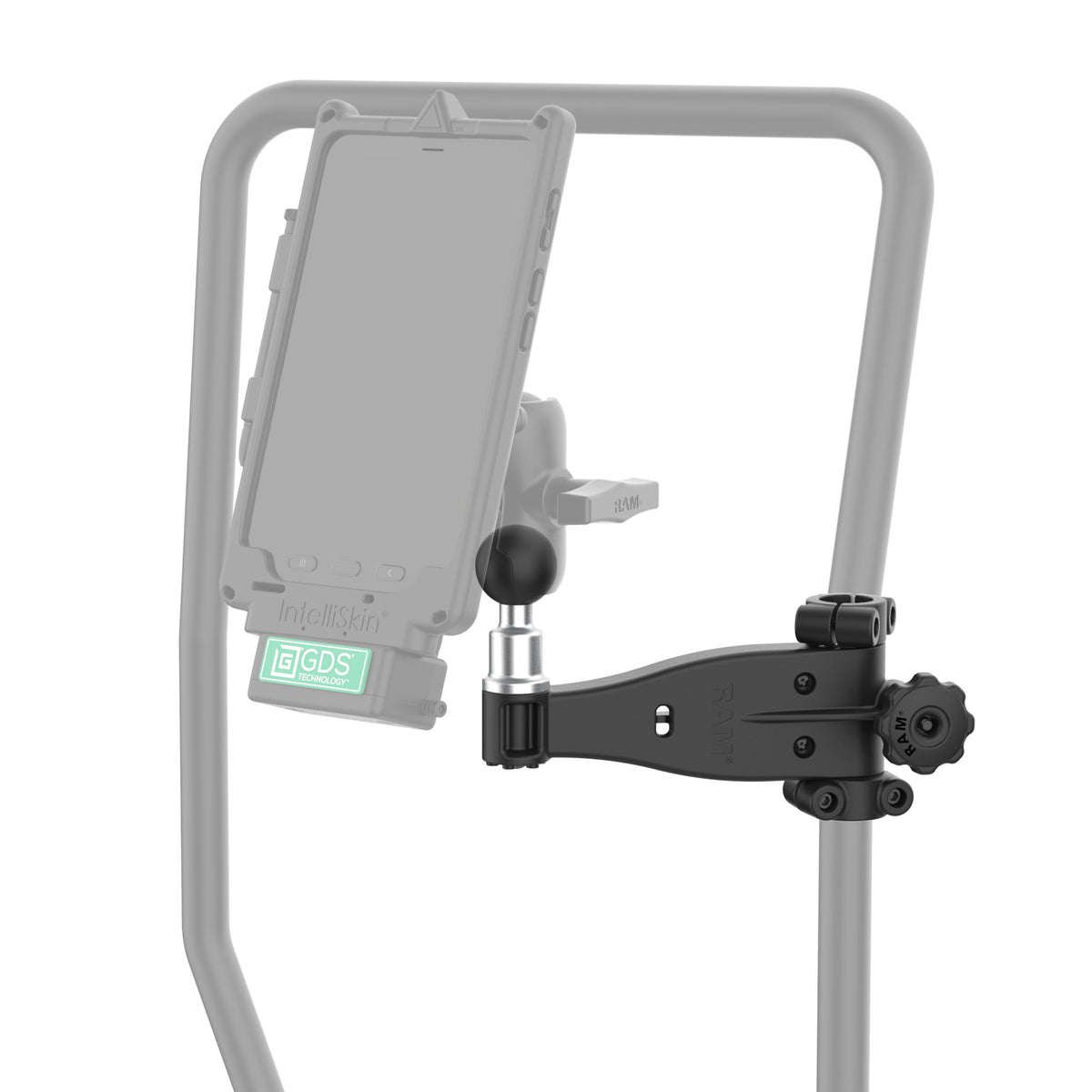 RAM Friction Hinge Arm with C Size Pin-Lock Ball for Tough-Bar – RAM-TB-FHA2-1BU