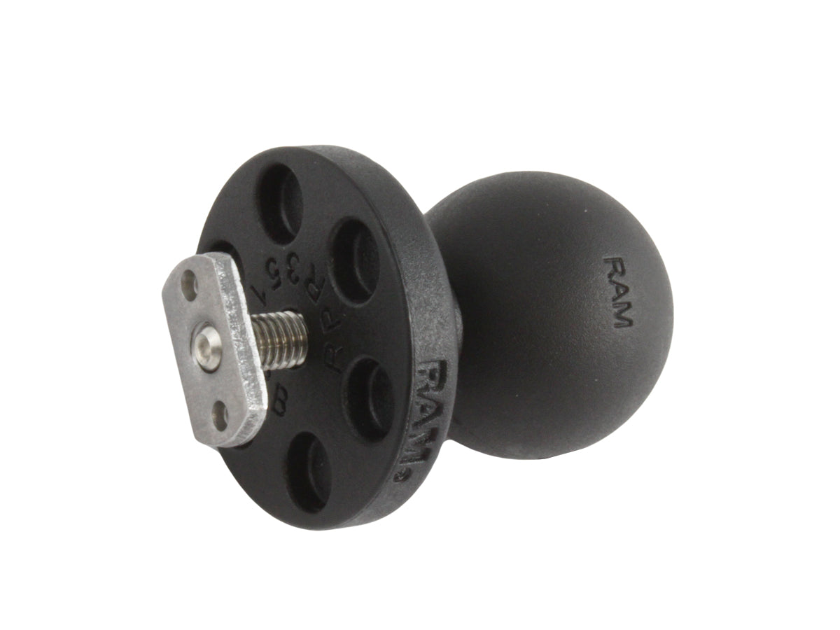 RAM Mount T-Slot adapter with 1 inch B size ball