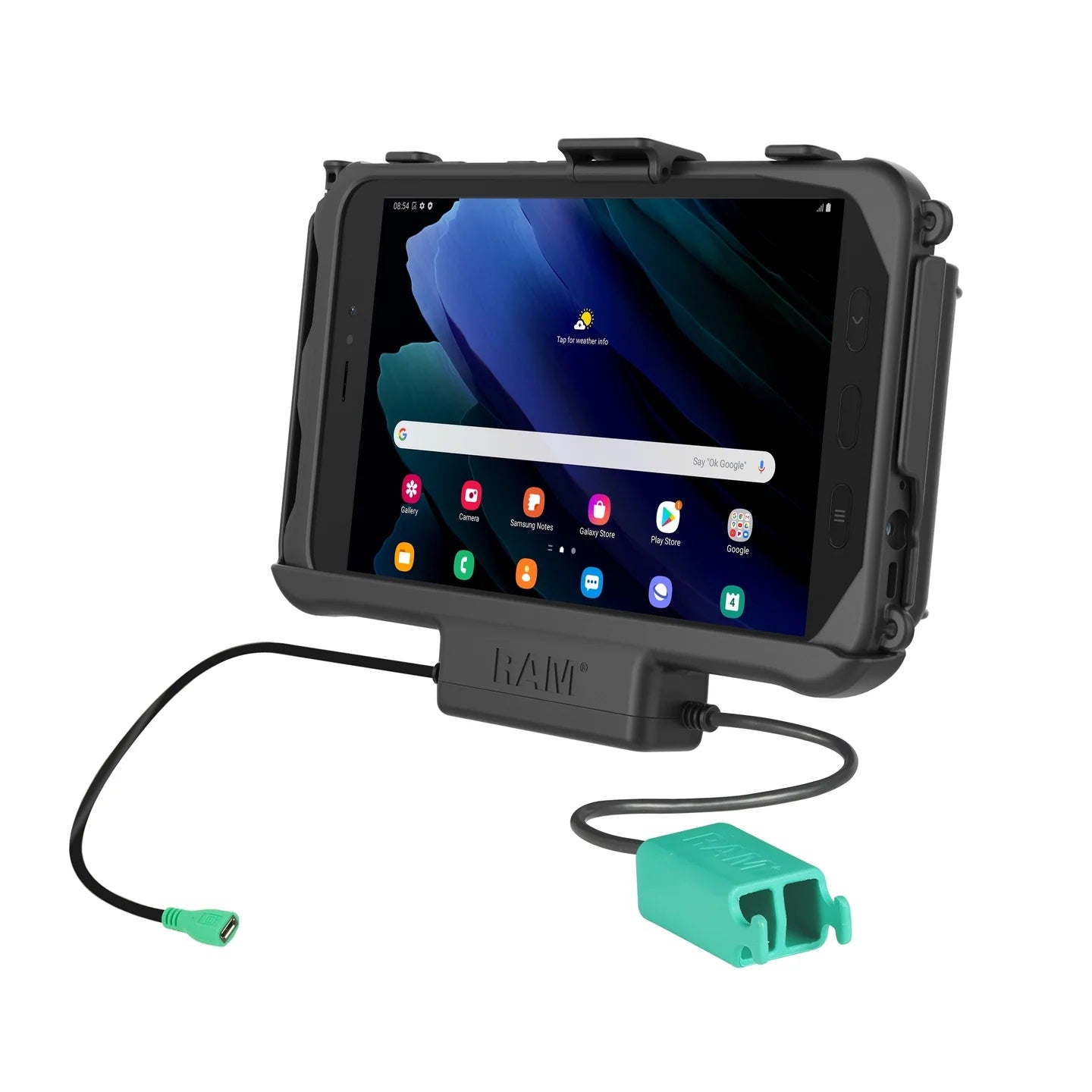 RAM EZ Roll'r Dual USB Dock for Samsung Tab Active5 & 3
