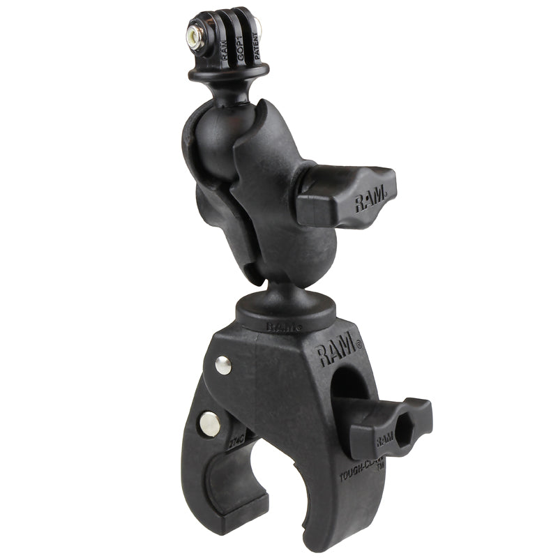 RAM Small Tough-Claw Composite Short Mount with Universal Action Cam Adapter