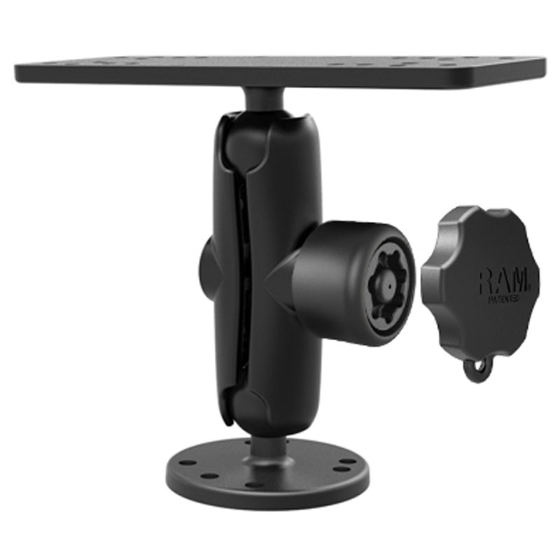 RAM Mount for Marine Electronics with Pin-Lock and 6.25" x 2" Plate RAM-S-B-111U