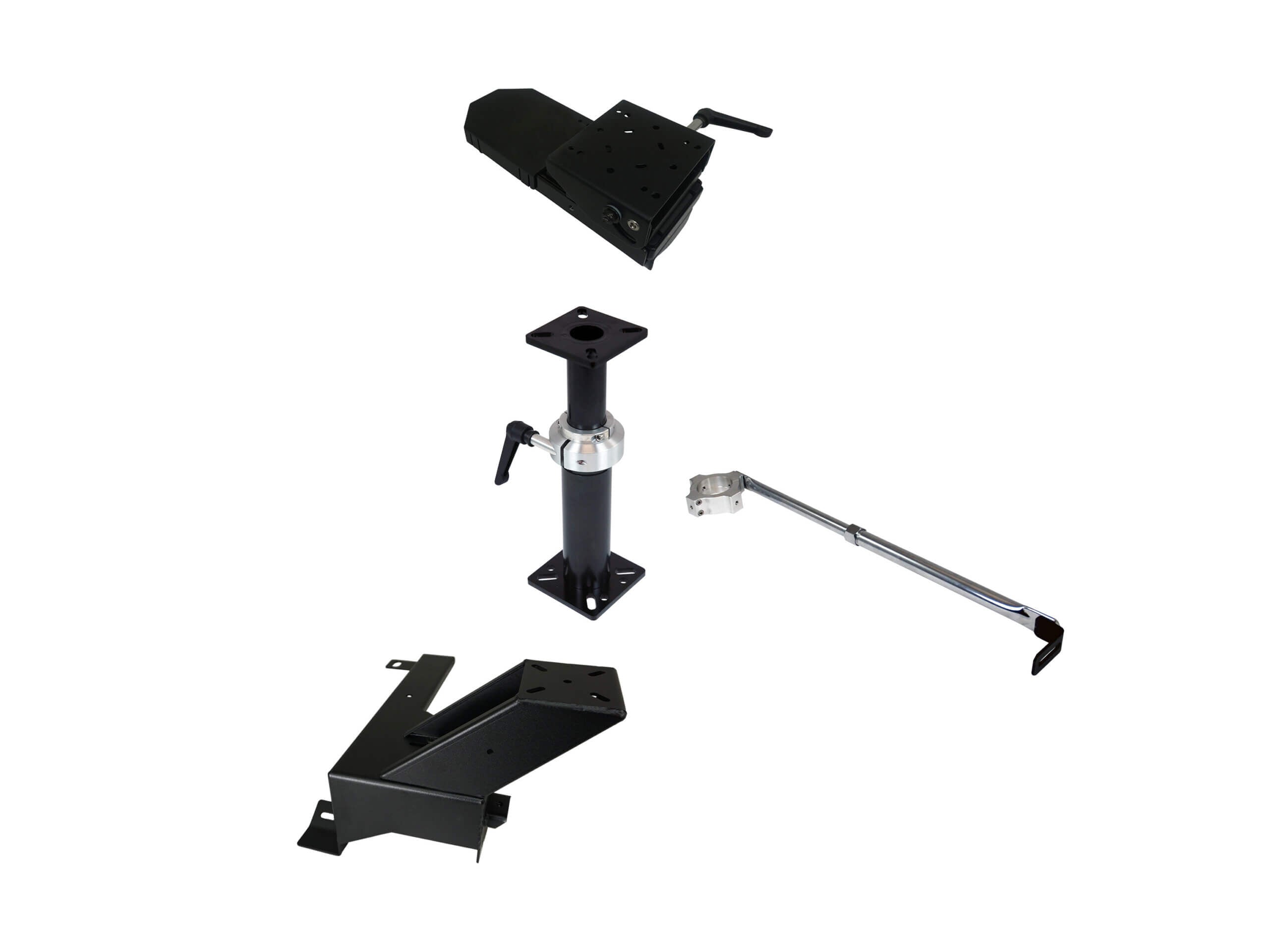 Havis Premium Pedestal Mount Package for 2004-2022 Freightliner M2 106/112 with bucket seats