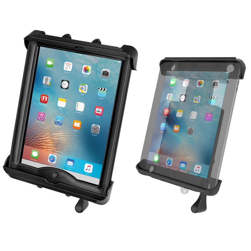 RAM Tab-Lock Locking Spring Loaded Holder for Large Tablets