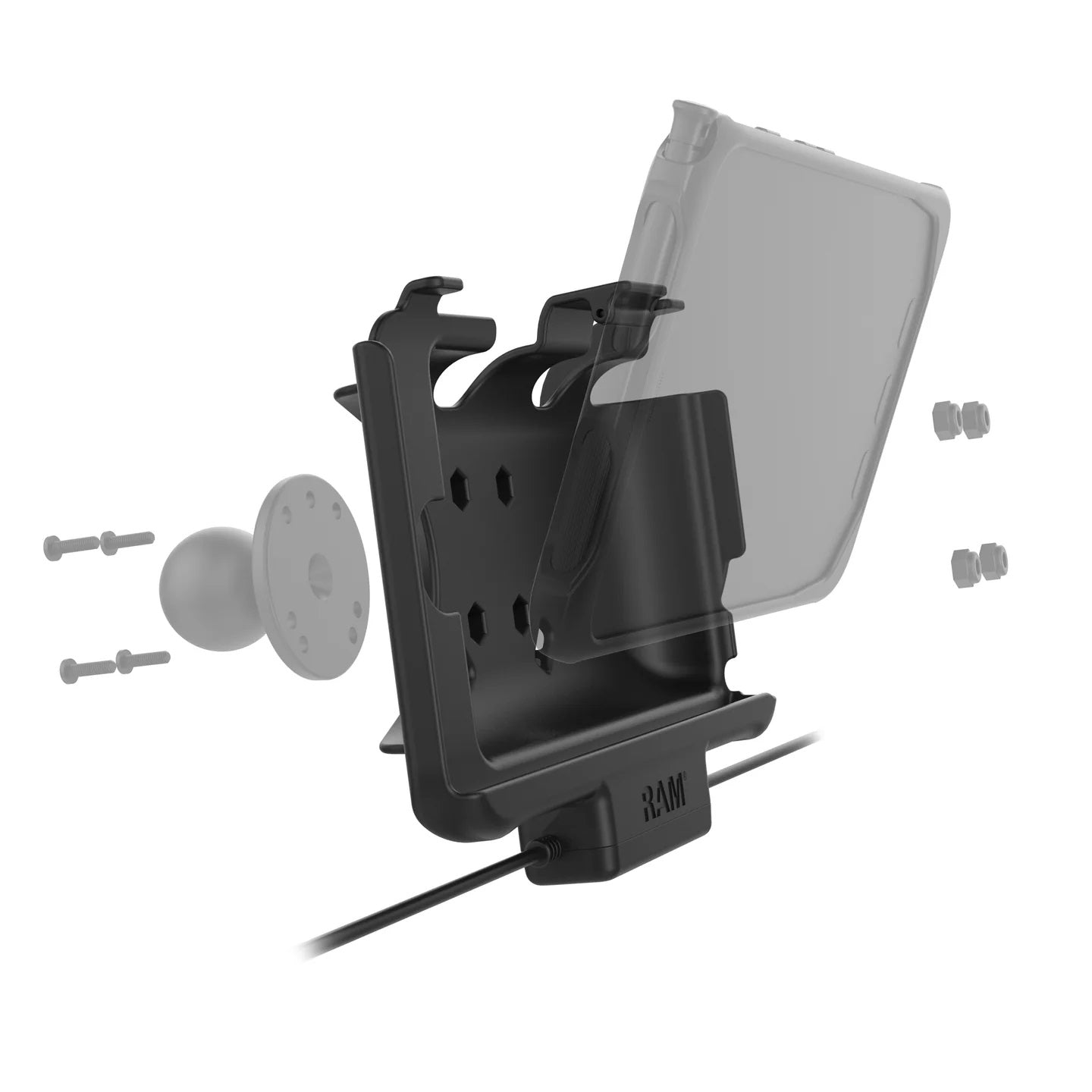 RAM EZ-Roll'r Power + Data Dock for Samsung Tab Active5 & 3