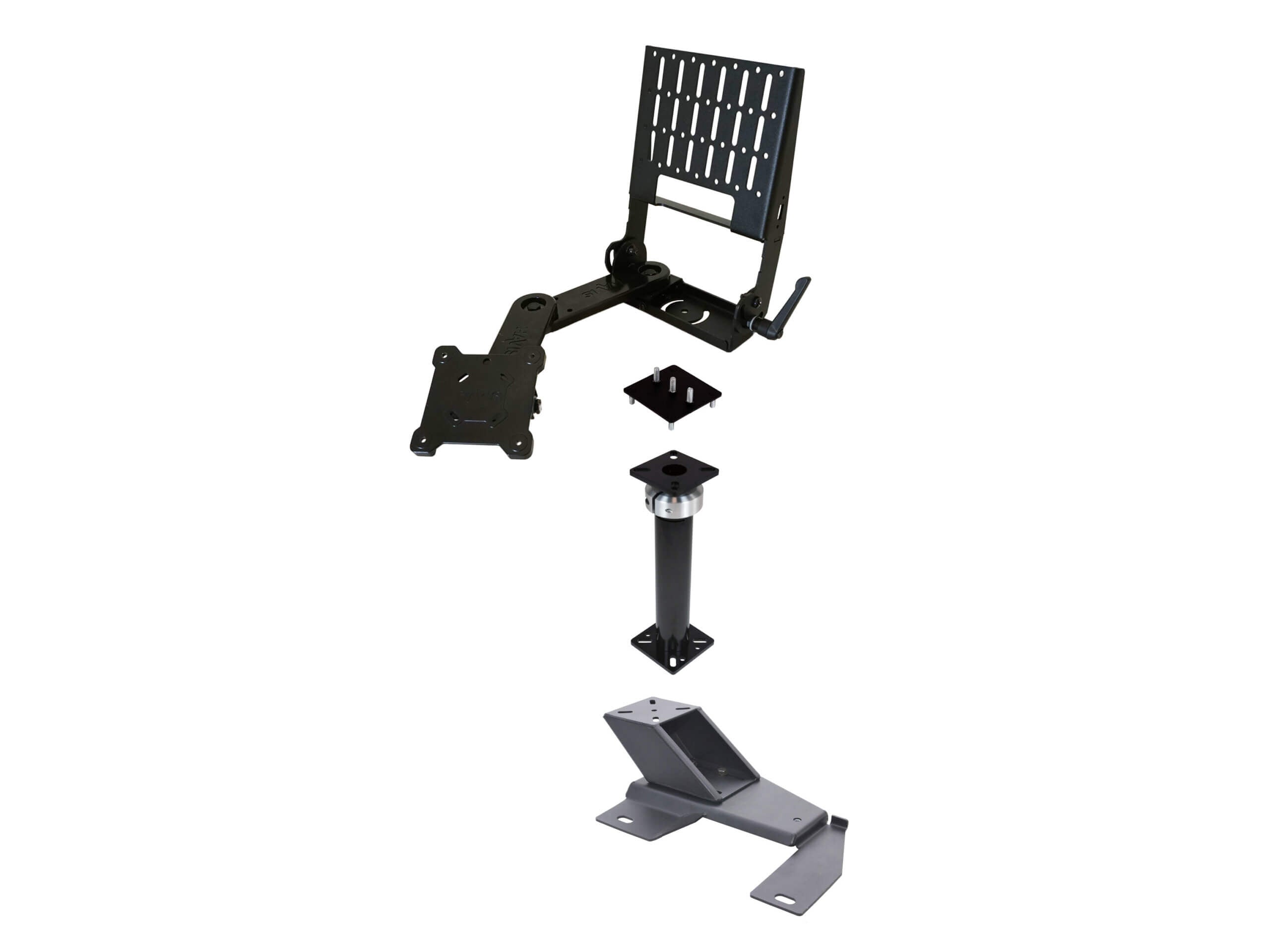 Havis Standard Tablet Pedestal Mount Package For 1997-2023 Ford E-Series Van