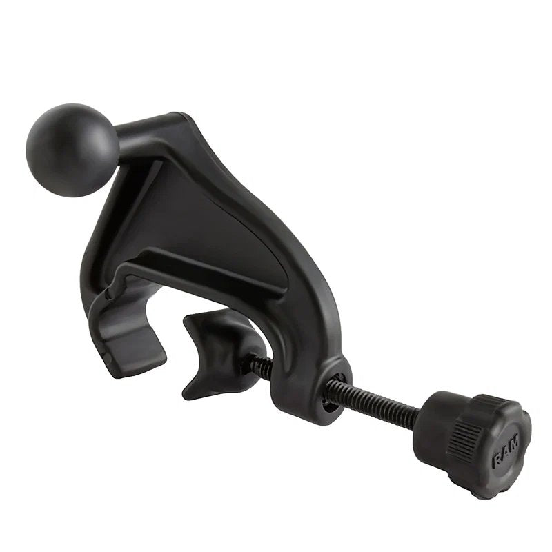 RAM Yoke Clamp Base with B Size 1" Ball for 0.625" to 1.25" Rails | RAM-B-121BU