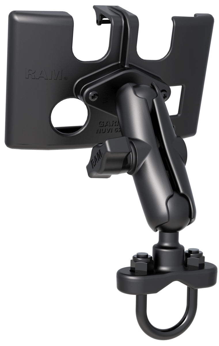 RAM 1" Ball Handlebar Mount with U-Bolt for Garmin nuvi 52, 54, 55, 56, 57, & 58