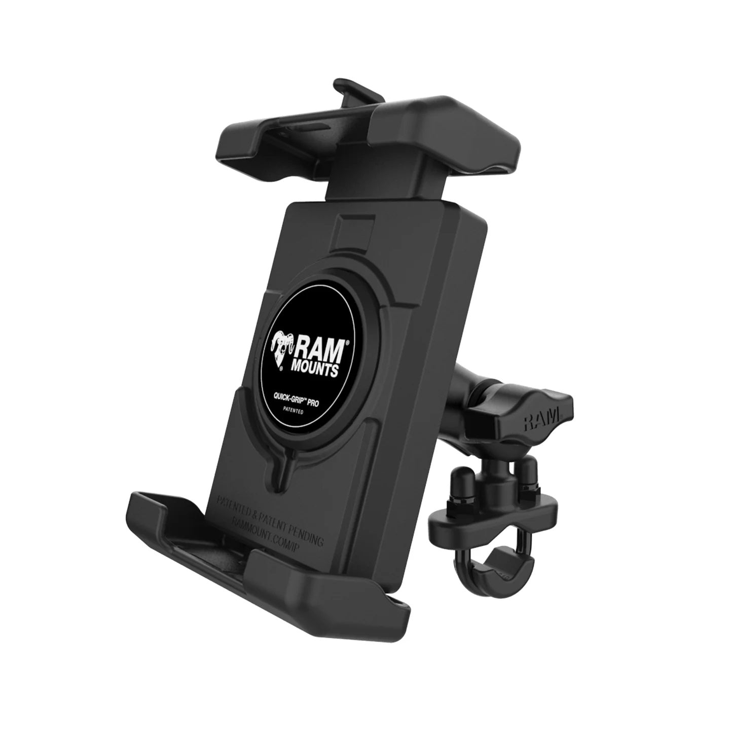 RAM® Quick-Grip™ Pro XL Phone U-Bolt Mount for Handlebars – Short Arm