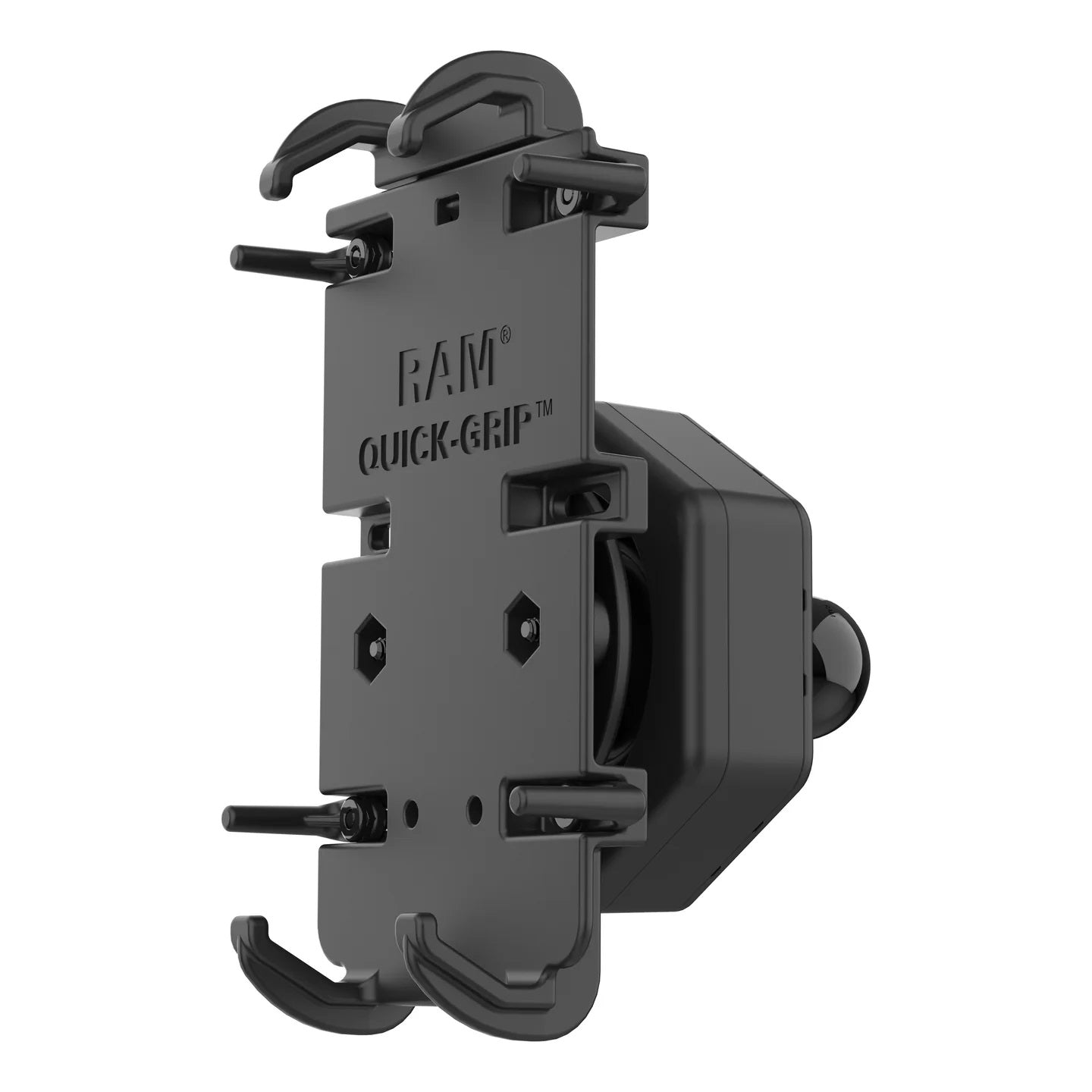 RAM Quick-Grip XL Phone Holder with Vibe-Safe Adapter & 1" Ball