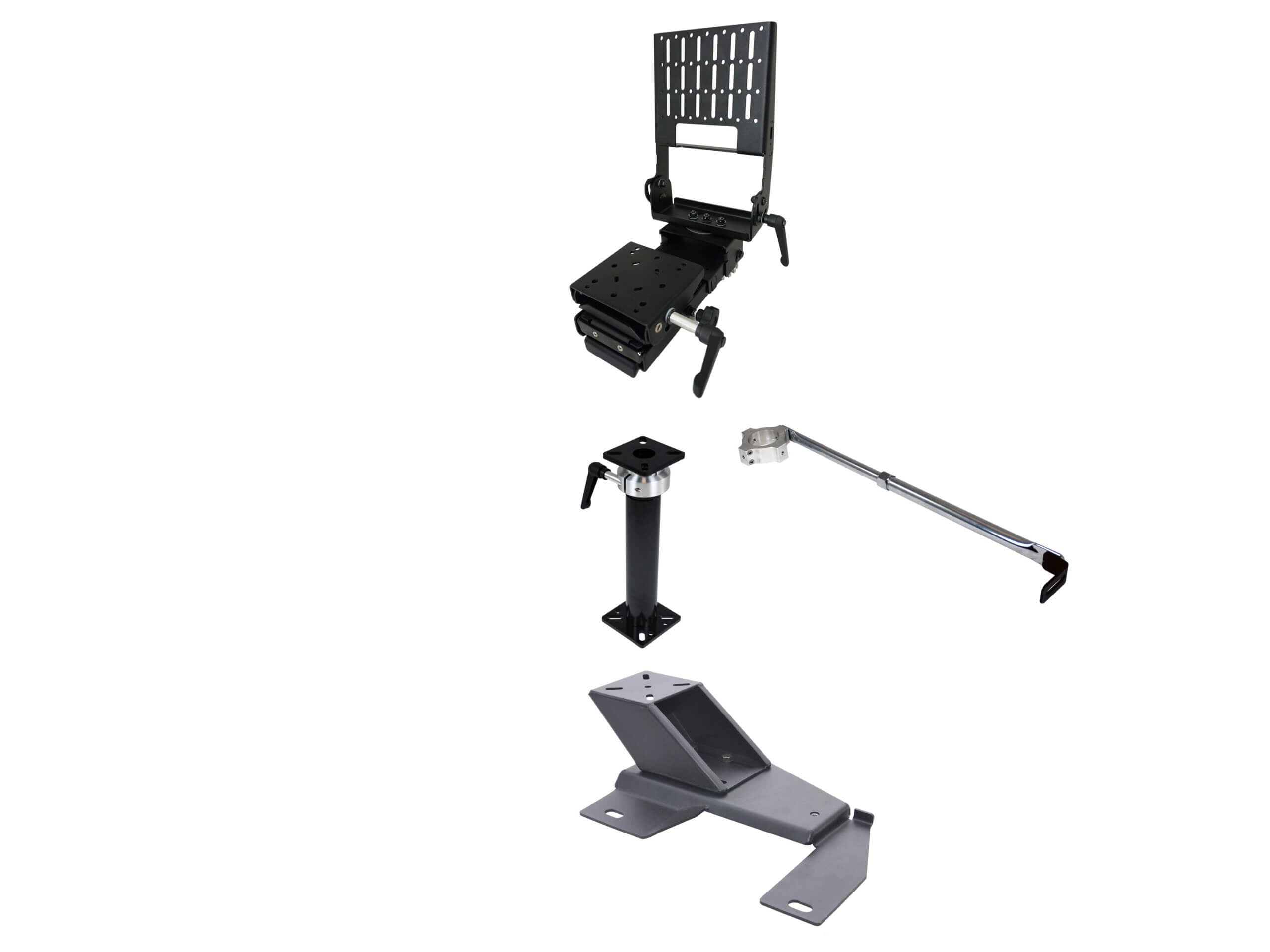 Havis Premium Tablet Pedestal Mount Package for 1997-2023 Ford E-350 & E-450 Series Vans