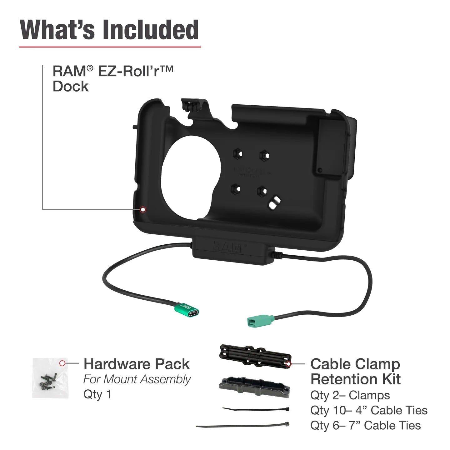 RAM Power + Data Dock for Tab Active3 with OtterBox uniVERSE