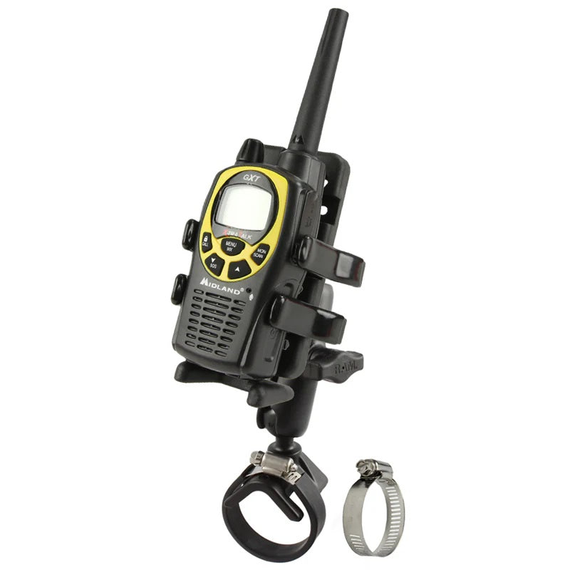 RAM Finger-Grip Universal Mount with Strap Hose Clamp Base