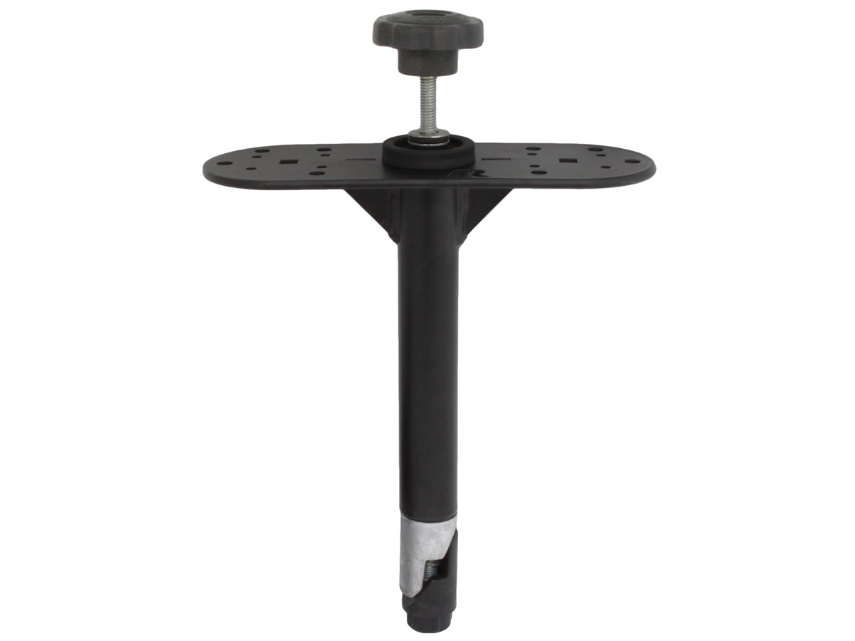 RAM® 8” Upper Tele-Pole with Dual Flange Plate for Mobile Workstations