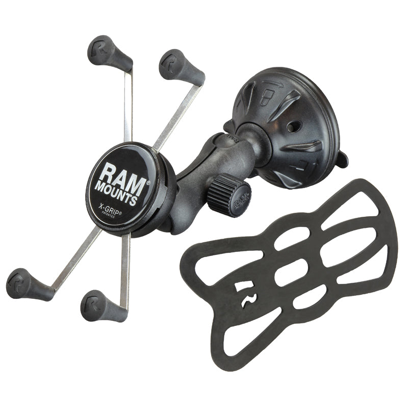 RAM X-Grip Large Phone Mount with Low-Profile Suction Cup | RAP-B-166-2-UN10U
