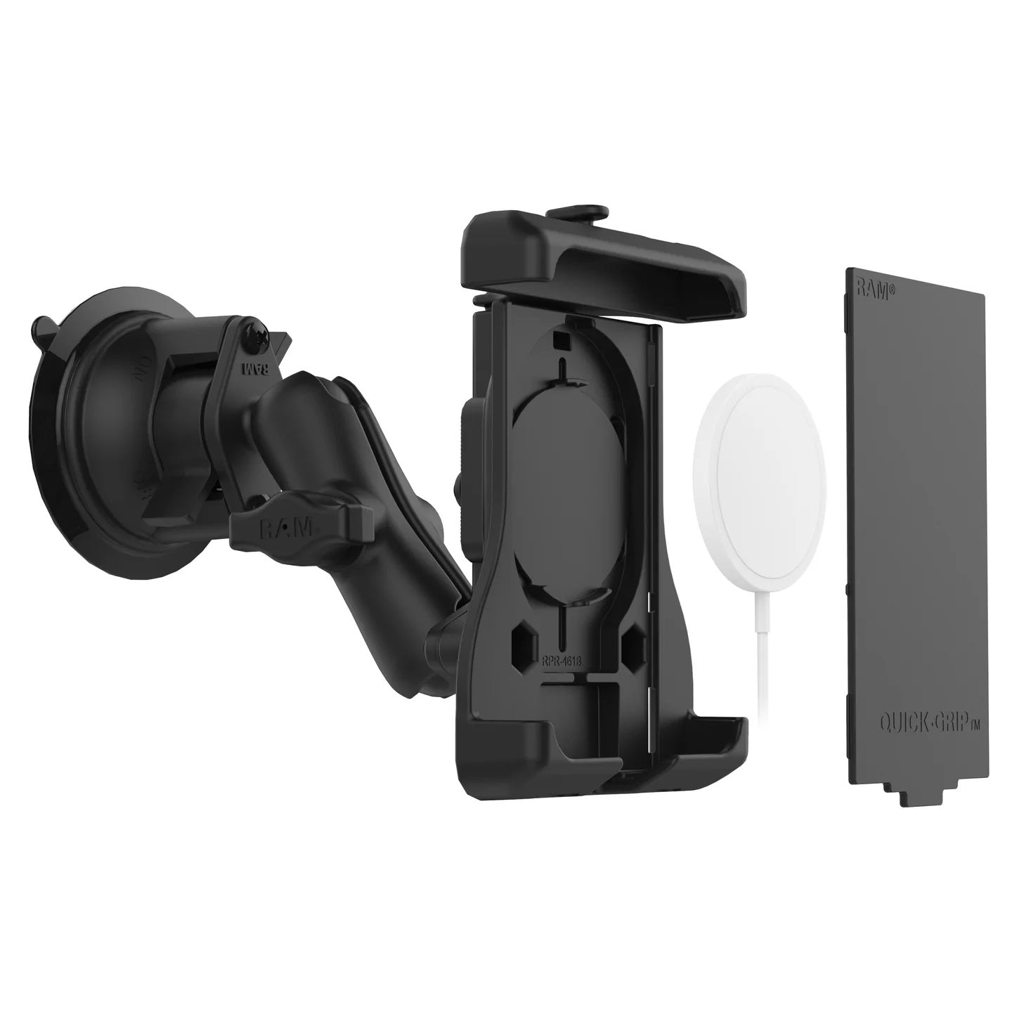 RAM Quick-Grip Suction Cup Mount for iPhone 12 Series MagSafe Phones