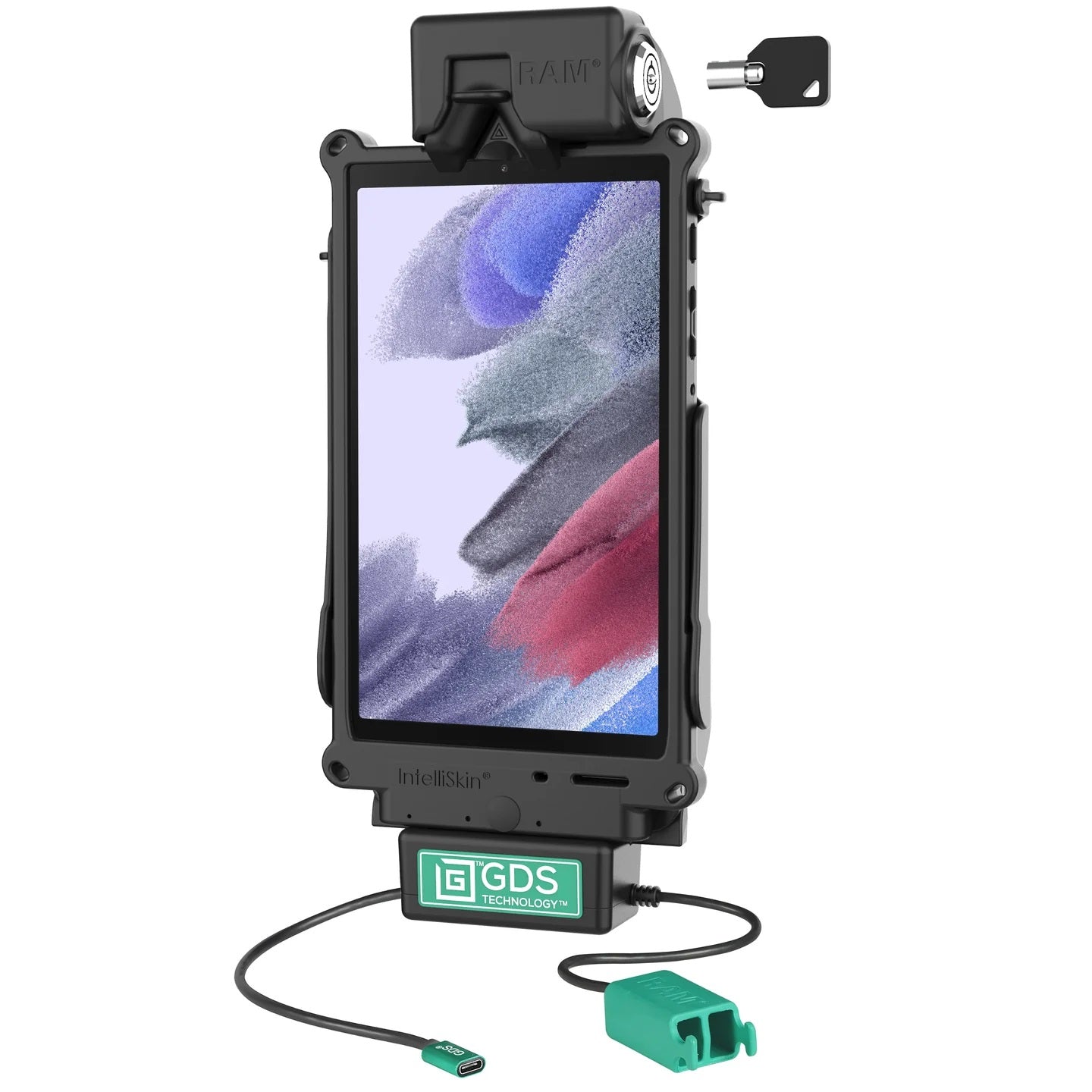 RAM Locking GDS Tough-Dock + Dual USB-A for Samsung Tab A9 & A7 Lite 8.7"