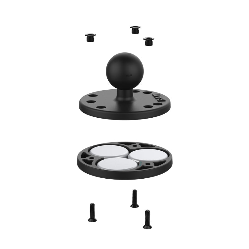 RAM-B-202-339U RAM Magnetic Base with B Size 1" Ball