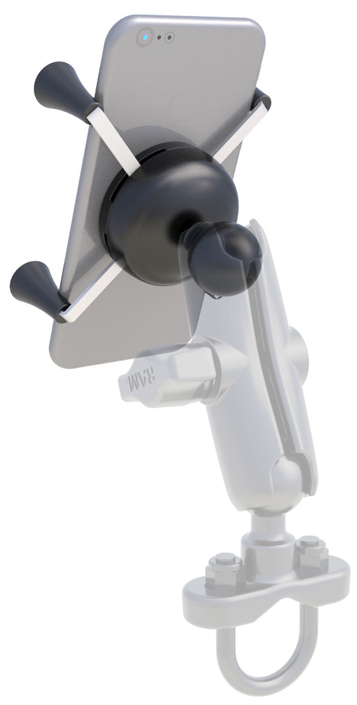 RAM® X-Grip Universal Phone Holder with 1" Ball – B-Size Cradle for Smartphones