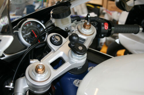 RAM Mount Motorcycle Fork Stem Base with 1" Ball