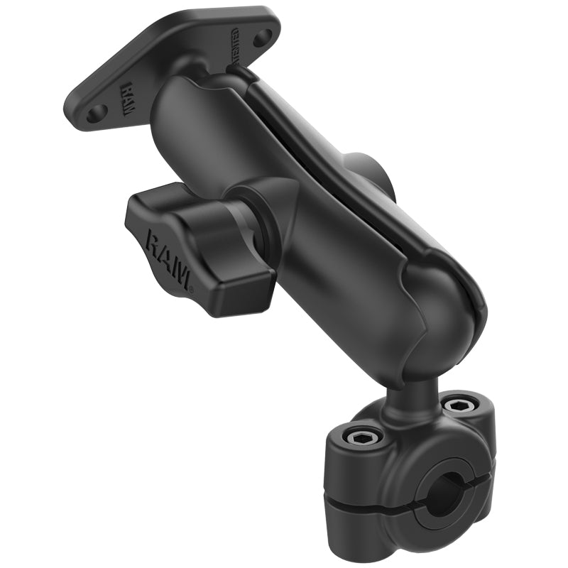 RAM Small Torque Base Mount with Diamond Plate for Mini Rail 3/8" to 5/8”