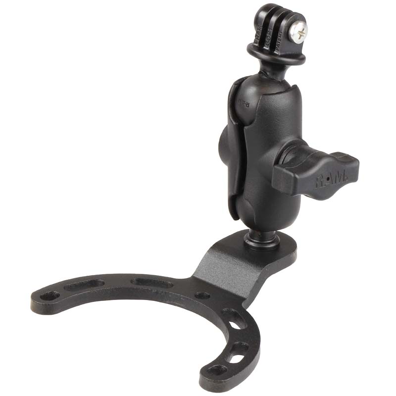 RAM Motorcycle Gas Tank Small Base Mount with Adapter for GoPro & Other Cameras