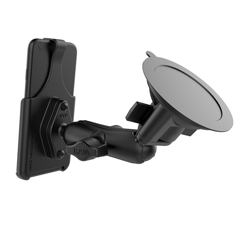 RAM Twist-Lock Suction Cup 1" Ball Mount for iPhone 6 and 7