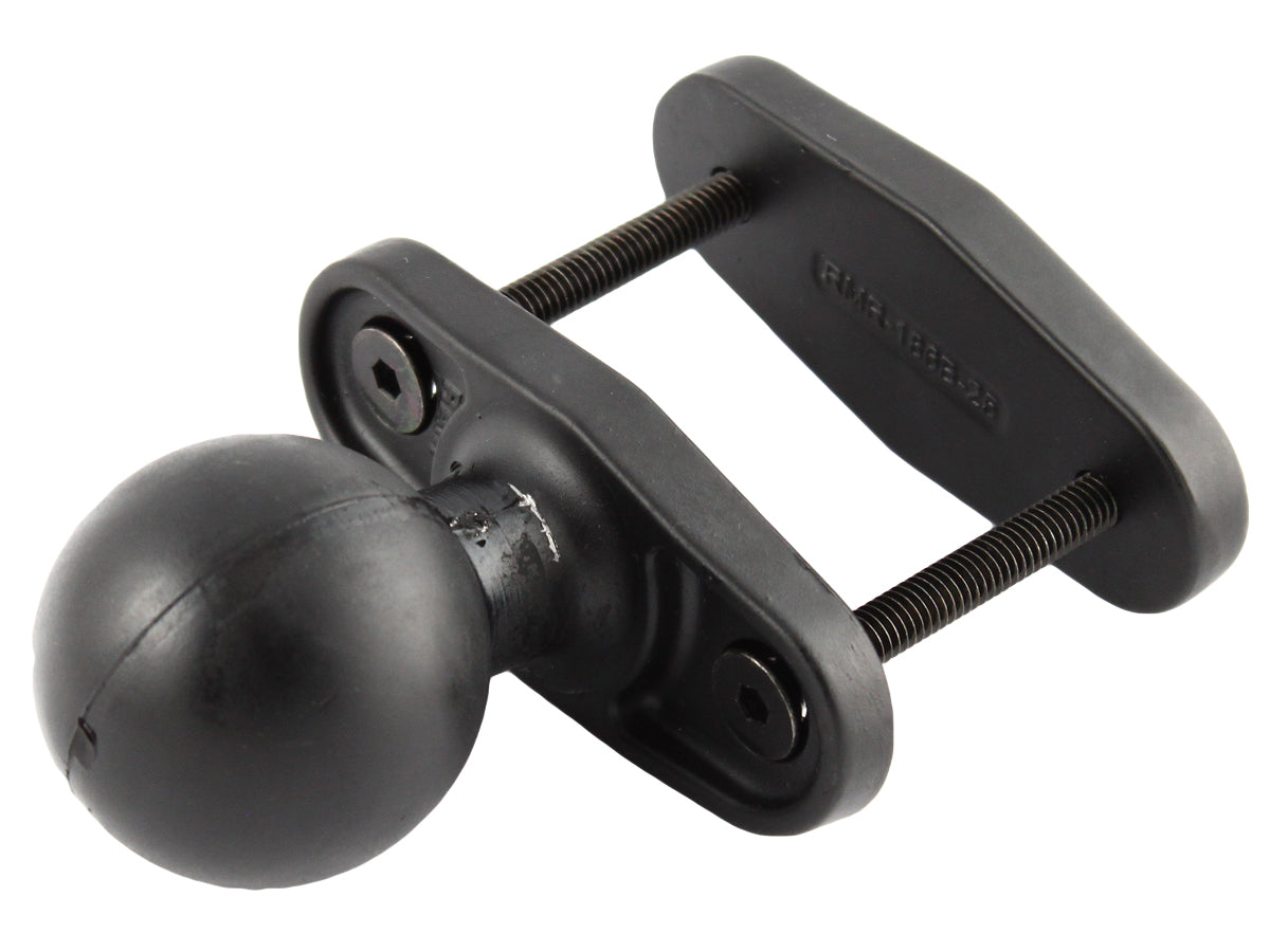 RAM Post Clamp Base with 2.25" Ball For Square Posts up to 2.5" Wide