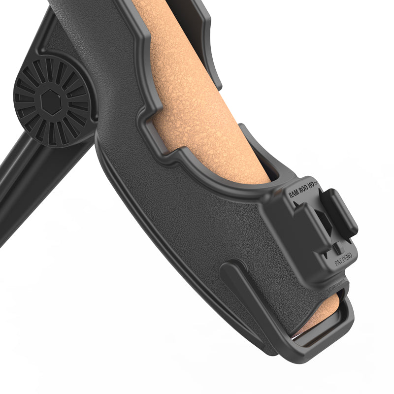 RAM ROD HD Fishing Rod Holder with 6" Spline Post and No Base