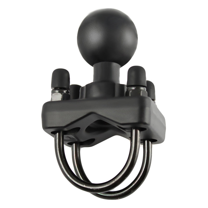 RAM Double U-Bolt Mount Base with 1.5" Ball for 1.25" - 1.5" Rails