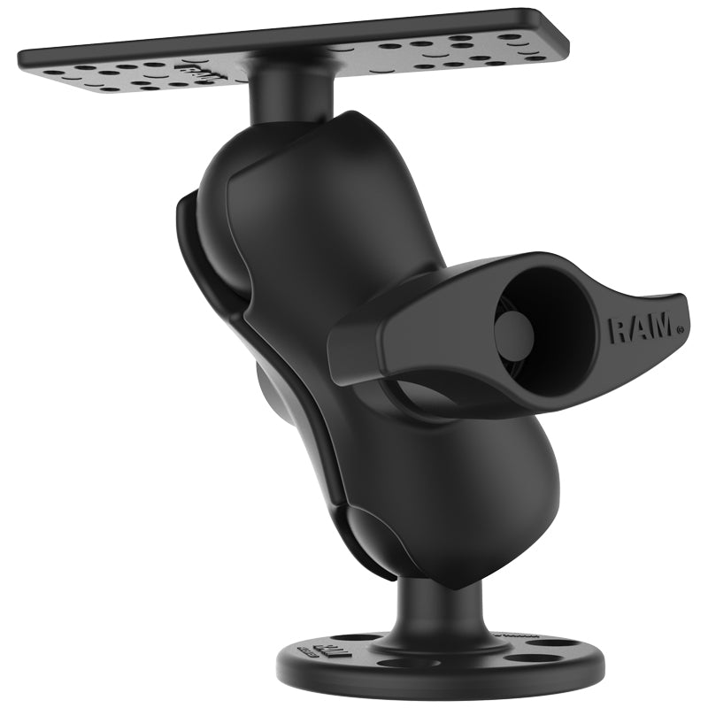 RAM Drill Down Marine Short Mount for 9" - 12" Fish Finders