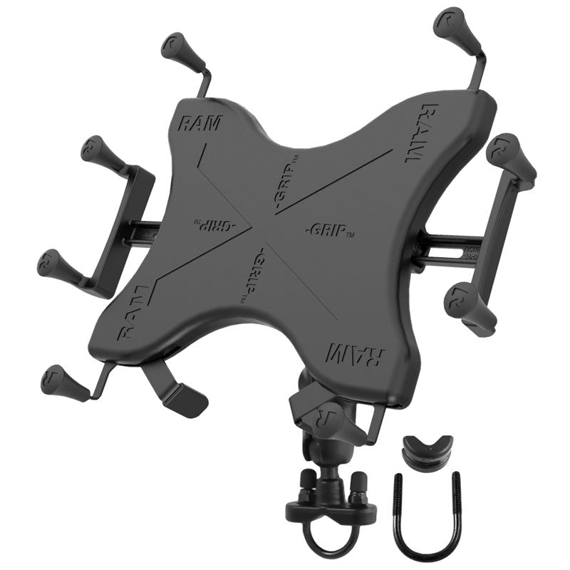 RAM Handlebar / Rail Mount with X-Grip Holder for 9"-10" Tablets
