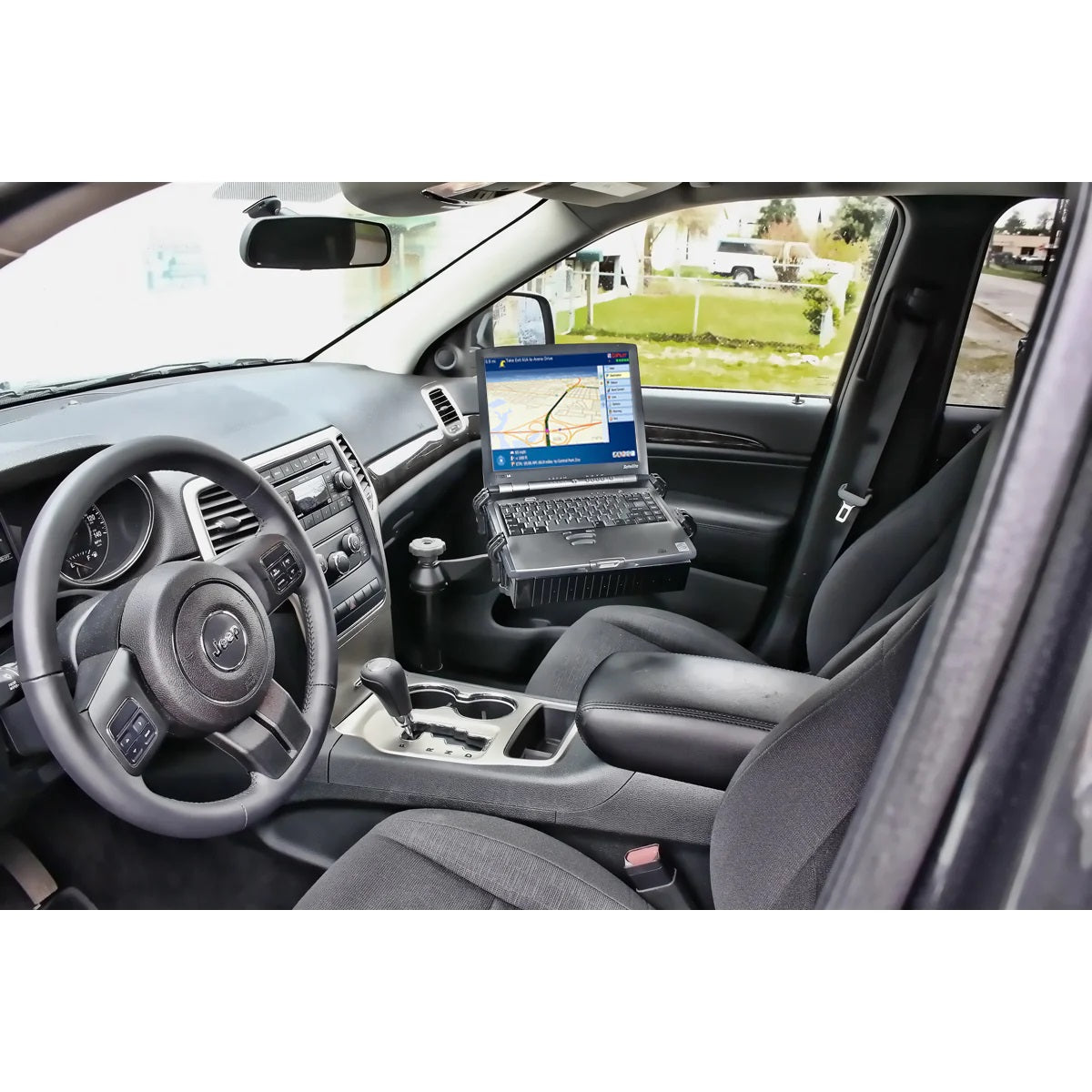 RAM No-Drill Laptop Mount for Dodge Durango & Jeep Grand Cherokee