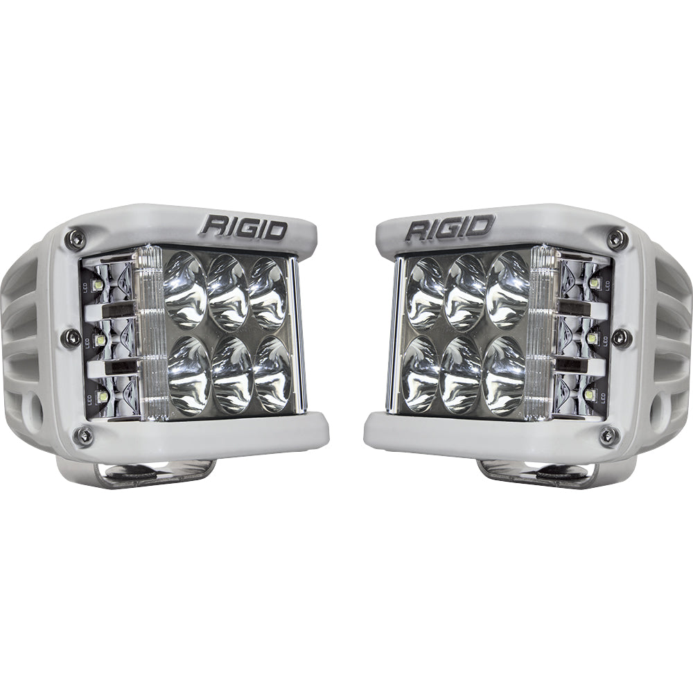 Rigid D-SS Series PRO Driving LED Lighting Surface Mount 2-Pack White Housing