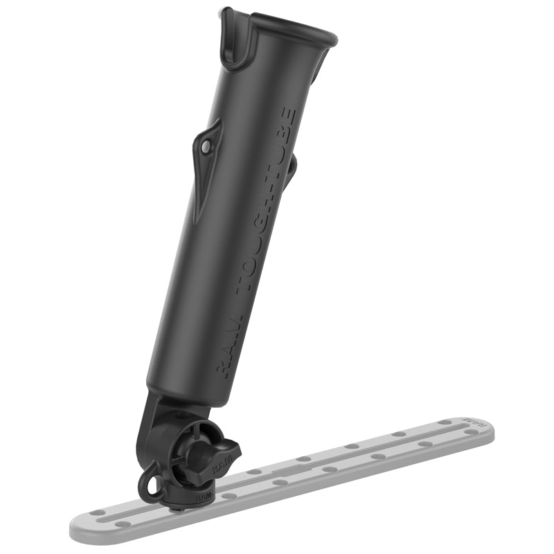 RAM Tough-Tube Fishing Rod Holder with Track Base