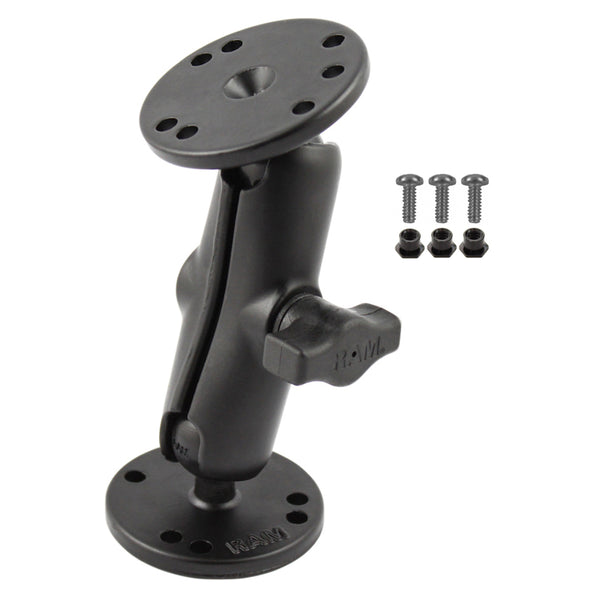 RAM Drill Down 1" Ball Mount for Garmin Fish Finders & GPSMAP Devices