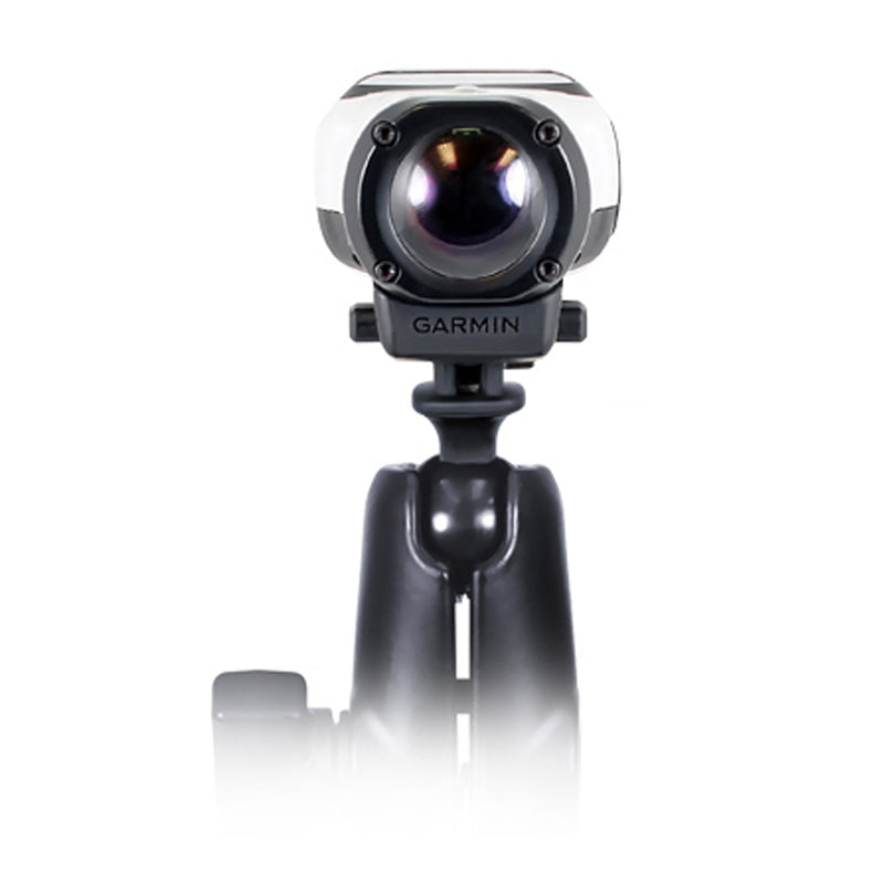 RAM Drill Down 1" Ball Mount with Custom Adapter for Garmin VIRB