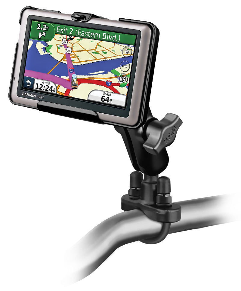 RAM 1" Ball Handlebar Mount with U-Bolt for Garmin nuvi 1400 Series