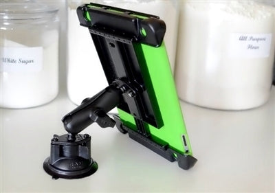 RAM Twist-Lock Suction Cup Mount with Tab-Tite Holder for iPad 1 - 4 & More