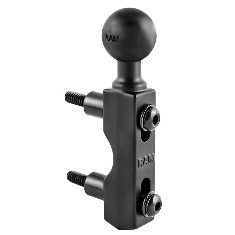 RAM Motorcycle Clutch / Brake Reservoir Mount Base with 1" Ball